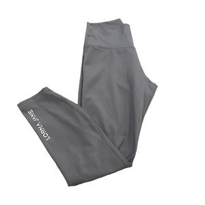 Lorna Jane Gray high waisted Active Capri leggings size xs